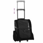 Huisdierentrolley 3-in-1 48x32x(57-106) cm oxford stof zwart – Image 6