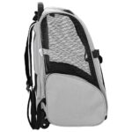 Huisdierentrolley 3-in-1 48x32x(57-106) cm oxford stof grijs – Image 3