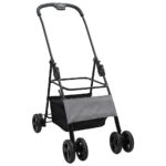 Opvouwbare Huisdier Kinderwagen Grijs 81 x 47 x 99 cm – Image 3