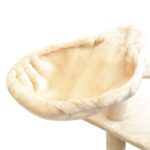 Kattenkrabpaal met sisal krabpalen 150 cm beige - Afbeelding 5