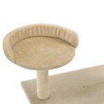 Kattenkrabpaal met sisal krabpalen 95 cm beige – Image 5