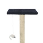 Kattenkrabpaal met sisal krabpalen 95 cm donkerblauw – Image 6