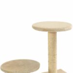 Kattenkrabpaal met sisal krabpalen 60 cm beige - Image 6