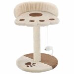 Kattenkrabpaal met sisal krabpaal 40 cm beige en bruin – Image 2