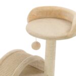 Kattenkrabpaal met sisal krabpaal 40 cm beige en bruin - Image 5