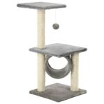 Kattenkrabpaal met sisal krabpalen 65 cm grijs - Image 2