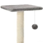 Kattenkrabpaal met sisal krabpalen 65 cm grijs - Image 4