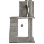 Kattenkrabpaal met sisal krabpalen 120 cm grijs – Image 6
