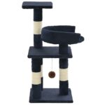 Kattenkrabpaal met sisal krabpalen 65 cm blauw – Image 3