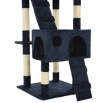 Kattenkrabpaal met sisal krabpalen 170 cm blauw – Image 6
