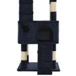 Kattenkrabpaal met sisal krabpalen 170 cm blauw – Image 7