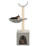 Kattenkrabpaal met sisal krabpalen 105 cm grijs - Afbeelding 2