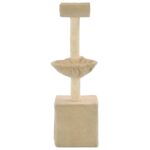 Kattenkrabpaal met sisal krabpalen 105 cm beige - Image 3