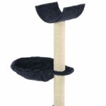 Kattenkrabpaal met sisal krabpalen 105 cm blauw – Image 4