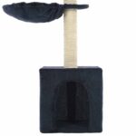 Kattenkrabpaal met sisal krabpalen 105 cm blauw – Image 5