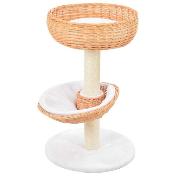 Kattenkrabpaal met sisal krabpaal natuurlijk wilgenhout