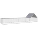 Kippenren 8x2x2 m gegalvaniseerd staal - Afbeelding 6