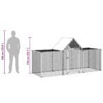 Kippenren 3x1x1,5 m gegalvaniseerd staal – Image 10
