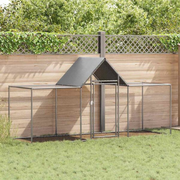 Kippenren 3x1x1,5 m gegalvaniseerd staal
