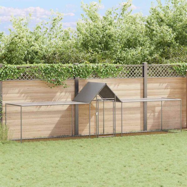 Kippenren 5x1x1,5 m gegalvaniseerd staal