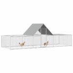 Kippenren 6x2x2 m gegalvaniseerd staal - Image 6