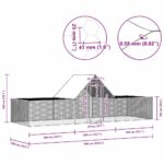 Kippenren 6x2x2 m gegalvaniseerd staal - Image 9