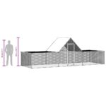 Kippenren 6x2x2 m gegalvaniseerd staal - Image 10