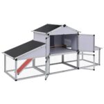 Kippenhok met ren en nestkast aluminium - Image 3
