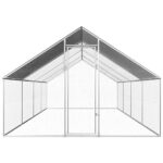 Kippenhok 2,75x8x1,92 m gegalvaniseerd staal – Image 2