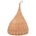 Kattenhuis met kussen tipi 40x60 cm natuurlijk wilgen - Afbeelding 5