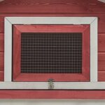 Konijnenhok 310x70x87 cm massief grenen- en vurenhout rood - Afbeelding 7