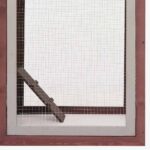 Kippenhok 170x81x110 cm massief grenen- en vurenhout mokka – Image 7