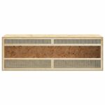 Terrarium 144x46x48 cm bewerkt hout - Afbeelding 4