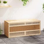 Terrarium 120x50x50 cm bewerkt hout