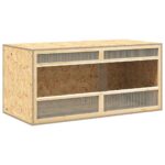 Terrarium 100x47x47 cm bewerkt hout - Afbeelding 2