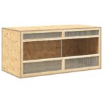 Terrarium 100x47x47 cm bewerkt hout - Afbeelding 3
