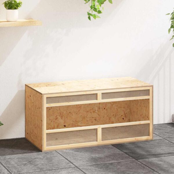 Terrarium 100x47x47 cm bewerkt hout