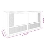 Terrarium 80x40x40 cm bewerkt hout – Image 6
