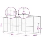 Kattenkooi 6x3x2,5 m gegalvaniseerd staal – Image 5