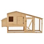 Kippenhok 178x67x92 cm massief grenenhout - Image 3