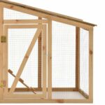 Kippenhok 178x67x92 cm massief grenenhout - Image 6