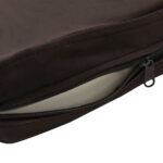 Hondenbank 81x43x31 cm pluche en kunstleer bruin – Image 7
