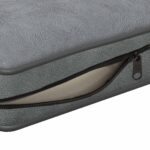 Hondenbank 72x45x30 cm pluche donkergrijs - Afbeelding 10
