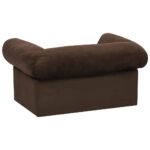 Hondenbank met lade 75x50x38 cm pluche bruin - Afbeelding 6