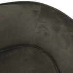 Hondenbank 67x47x36 cm pluche donkergrijs - Image 6