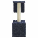 Kattenmeubel met sisal krabpalen 60 cm donkergrijs - Image 4