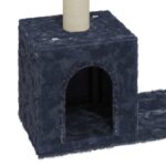 Kattenmeubel met sisal krabpalen 60 cm donkergrijs - Image 5