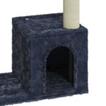 Kattenmeubel met sisal krabpalen 70 cm donkergrijs – Image 5