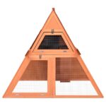 Konijnenhok 152x127x109,5 cm massief vurenhout - Afbeelding 3