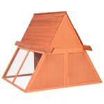 Konijnenhok 152x127x109,5 cm massief vurenhout - Afbeelding 5